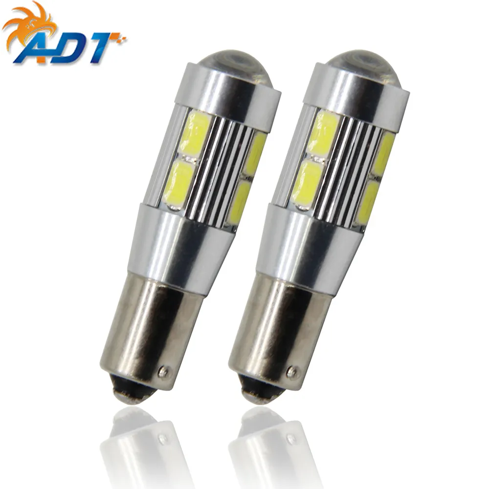 ADT araba İç Dome harita kapı nezaket plaka ışıkları BA9S T10 5630smd 6000k beyaz t10 LED