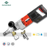 Perceuse à noyau diamanté robuste DDB26A 2600W avec support, machine de perçage humide pour béton, pour la construction et l'ingénierie