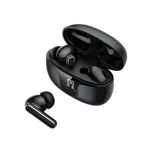 Wireless Earphones With Earbuds New Arrival LED Display TWS Earplugs Stereo Sound ENC In Ear Headphone Waterproof Wireless Earbuds Boat Bluetooth Earphones