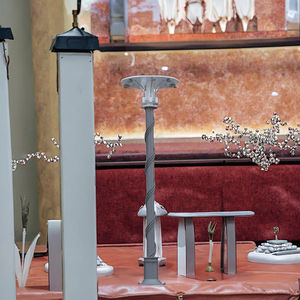 定制设计镀银 LED 灯带 IP65 防水鼓队长指挥棒浮雕棒苏格兰风格乐队铝制指挥棒 - Product Image 4