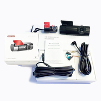 Caméra embarquée Source Factory Super Vision Nocturne Moniteur de stationnement 24H Caméras DVR WIFI avant 1080P Caméras arrière 1080P Objectif rotatif à 360° Boîte noire