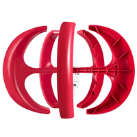 Lanterne éolienne 12V/100W Générateur de turbine verticale 35 "Diamètre de la roue éolienne à axe vertical Lumière de surveillance de l'éolienne