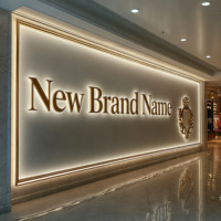 Letreros de Metal con Letras 3D Personalizadas Kelly Sign, Logotipos de Pared con LED, Letreros Retroiluminados para Exteriores, Letreros Luminosos para Hoteles y Negocios