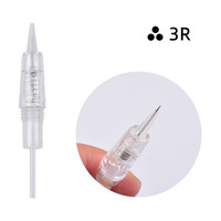Aiguilles de tatouage jetables pour maquillage permanent 0,30 mm 3,5 mm, aiguilles à cartouche stérilisées pour sourcils, lèvres et art corporel