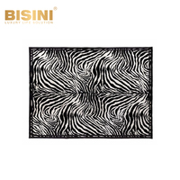 Tapis à motifs bleus résistant à l'usure et à la saleté, couverture moderne haut de gamme pour salon, tapis de salon, tapis de canapé