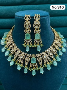 Elegant <b>Bridal</b> Zircon Stone Necklace <b>Set</b> with Matching Earrings Luxury Women's Wedding Fashion <b>Jewelry</b> Wholesale Collection - Product Image 5