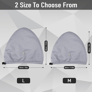 Castor Oil Pack <b>Wrap</b> for Head Elastic and Reusable Hat for Sleeping Waterproof Layers Castor Oil Packs Kit for Damaged Hair - Product Image 2