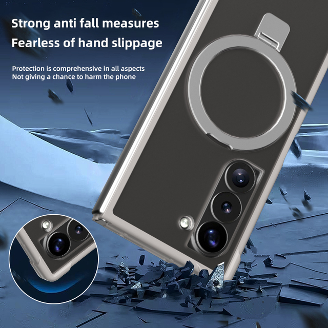Anti Drop Phone Case for Samsung Galaxy Z Fold 6 for Samsung Galaxy Z Fold 5 4 3 2 with Corner Airbags