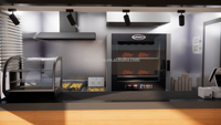 Kiosque de restaurant modulaire préfabriqué en conteneur de haute qualité / Kiosque alimentaire en conteneur maritime pour drive-through