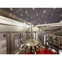 Machine de remplissage CSD professionnelle 3-en-1, équipement de mise en bouteille de soda rotatif avancé pour usine de boissons de moyenne taille