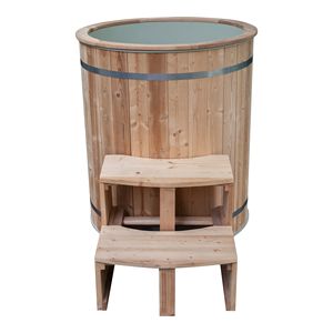 Precios Inmejorables: Bañera de Hielo Interior Moderna y Sofisticada, Personalizable, con Escalones de Acceso y Tapa - Product Image 6