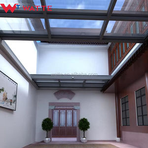 Fenêtre <span class=keywords><strong>de</strong></span> <span class=keywords><strong>toit</strong></span> en verre mobile automatique moderne avec lucarne à <span class=keywords><strong>triple</strong></span> <span class=keywords><strong>vitrage</strong></span> Conception 3D CAD gratuit Cadre coulissant électrique en alliage d'aluminium - Product Image 2