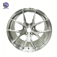 Jantes forgées sur mesure 18 19 20 21 22 16-26 pouces 4x100 5x100/108/112/114.3/115/120/127/130 à déport profond concave en alliage chromé pour voiture