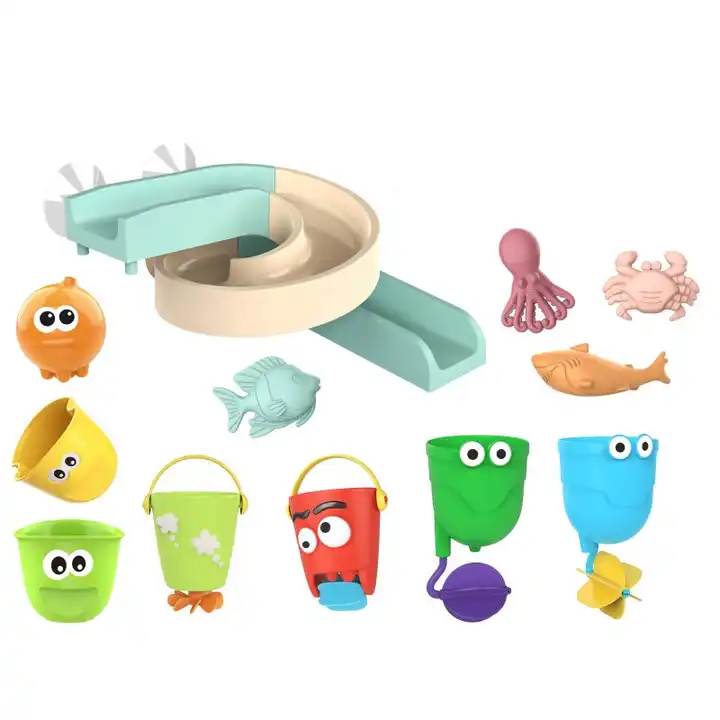 Slide Bath Toys for Kids, Water Slide Baby Bathtub Toys for