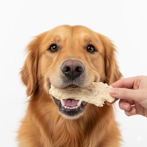 100% golosinas de pechuga de pollo congeladas orgánicas naturales para perros Snack rico en proteínas y masticar con sabor a pollo seguro para alimentos - Product Image 1