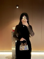 Sac fourre-tout pour femme en cuir végétalien, sac seau avec poignée supérieure dorée, sac à bandoulière chaîne, petit sac à main brillant orné de strass