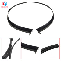 Extensions de garde-boue arrière en ABS pour Chevrolet Corvette C8 Stingray Z51 2020 et plus, noir brillant