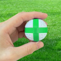 Balles de golf multicolores pour jeu de chipping, balles de golf en plastique collantes pour l'entraînement au golf, cible de fléchettes en tissu