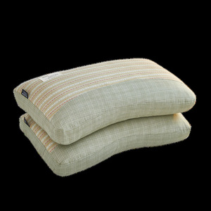 Oreiller en sarrasin rectangulaire à garnissage ferme, soutien thérapeutique pour les dormeurs sur le dos, oreiller pour homme adulte - Product Image 1