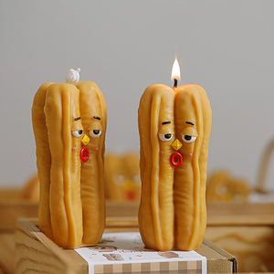 เทียนหอมรูปอาหารน่ารักจาก Novelty <span class=keywords><strong>Bakery</strong></span> เทียนไขถั่วเหลืองสำหรับงานวันเกิด ของตกแต่งบ้านสุดเก๋ - Product Image 1