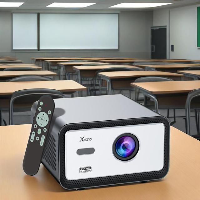 XNANO HS110 Projector Ultra LCD 1080P 1000ANSI Android12 4K Video WIFI Smart Projector Closed Optical Machine