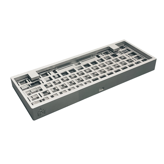 Custom Built CNC Machined Mechanical Keyboard Aluminum Cases with Polycarbonate Plates and Lubed Stabilizers