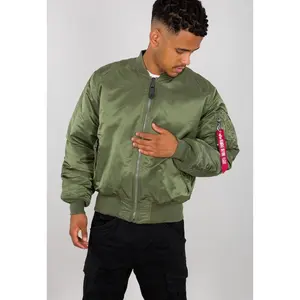 wholesale Spring And Autumn original flight jacket Thin Green Motorcycle Jacket Bomber jacket