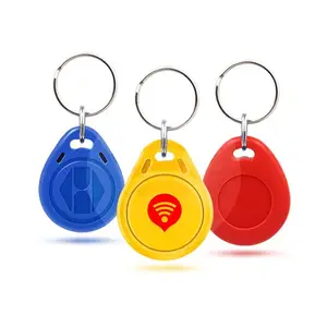 Logotipo Impresión RFID 13,56 Mhz Keyfobs Memoria 1K Llavero para control de acceso