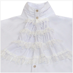 Camisa <span class=keywords><strong>de</strong></span> Manga Larga Renacentista para Hombre, Camisa Medieval Pirata Steampunk Colonial, Disfraz <span class=keywords><strong>de</strong></span> Halloween, Ropa Gótica Vintage - Product Image 4