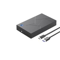 Enclosure Hard Drive SAS/SATA 3,5 inci untuk Laptop dan Desktop, Material ABS, Asal Cina, Kompatibel dengan Hard Drive Mekanik dan Solid-State