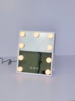 Miroir de maquillage Winway Holly Wood avec ampoules LED, écran tactile éclairé, interrupteur tactile pour anniversaire et mariage