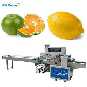 Máquina automática de embalaje de almohada, máquina de embalaje de fruta fresca, naranja, limón, manzana, alta calidad - Product Image 1