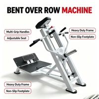 Machine à Rameur en T Inclinable à Hauteur Réglable avec Roulement Linéaire Fluide, Qualité Commerciale, Équipement d'Exercice Dorsal pour Centre de Fitness – Approvisionnement Direct Usine