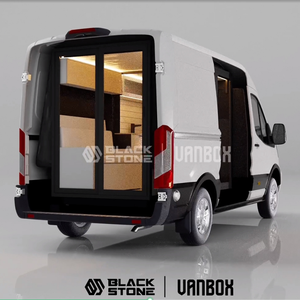 Vanbox Luxury <span class=keywords><strong>Camper</strong></span> Van para la venta Elevador Cama Custom Van Modular Travel Wohnmobil Módulos adaptables - Product Image 4