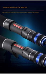 Caña de <span class=keywords><strong>Pesca</strong></span> JIEN Diaoshi Ni Carbon de <span class=keywords><strong>Segunda</strong></span> Generación TLSJ, Ajuste Medio, para <span class=keywords><strong>Pesca</strong></span> Lenta, Mango Recto, para Trucha, Carpa, Lubina, con Guías Fuji - Product Image 3