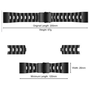 Bracelet de montre en alliage de titane métallique de luxe à ajustement rapide 26 mm 22 mm pour Garmin Fenix 8 Strap E 7x 6x Pro/5x /5x Plus Instinct - Product Image 4