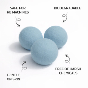 Boules de séchage en <span class=keywords><strong>laine</strong></span> TAIXIANG 2026, best-seller au Canada, boules en feutre réutilisables faites à la main, 7cm-10cm - Product Image 5