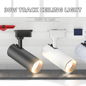 ไฟติดรางแบบ COB LED สำหรับร้านค้าเชิงพาณิชย์ 30W แสงวอร์มไวท์ สำหรับใช้ภายในอาคาร ระบบไฟติดรางบนเพดาน IP44 ปรับอุณหภูมิสีได้ 3000-6500K - Product Image 2