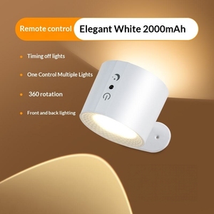 LED Remote Control Wall Lamp Reading Living Room Table Rechargeable Book <b>Light</b> - Product Image 2