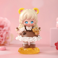 Figurines pour le Girlish Heart Forest Tea Party. Poupées mignonnes de dessin animé, cadeaux d'anniversaire idéaux pour les filles et décorations de bureau