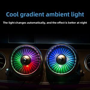 Ventilador de coche Ventilador de escape delantero de verano Fabricante Ventas directas Soporte de clip USB popular Mini ventilador de 12V - Product Image 3