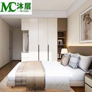 Armario Empotrado Moderno Personalizado con Espejo, Estantes y Vestidor para Almacenamiento de Ropa para Sala de Estar, Comedor y Cocina - Product Image 3