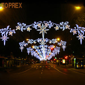 Grand motif <span class=keywords><strong>de</strong></span> Noël LED 2D extérieur pour éclairage <span class=keywords><strong>de</strong></span> rue, décoration <span class=keywords><strong>de</strong></span> Noël commerciale pour la ville - Product Image 1