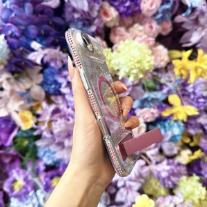 <span class=keywords><strong>Coque</strong></span> <span class=keywords><strong>de</strong></span> <span class=keywords><strong>téléphone</strong></span> en strass <span class=keywords><strong>de</strong></span> cristal pour iPhone Air 17 Pro Max 16 15 14, magnétique, scintillante, diamantée, compatible avec la charge sans fil - Product Image 5