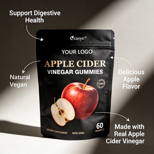 เยลลี่น้ำส้มสายชูแอปเปิ้ลขายดีในสหรัฐอเมริกาและยุโรป ช่วยลดน้ำหนักตามธรรมชาติ 1000 มก. อาหารเสริมน้ำส้มสายชูแอปเปิ้ลและวิตามินบี 12 เพื่อเพิ่มพลังงาน - Product Image 2