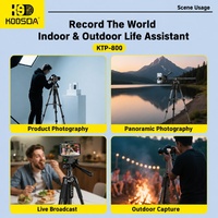Trípode para Selfies y Fotografía de Productos de 1.6m, KTP-800, Antivibración, 360° °   Trípode Profesional y Estable para Fotografía Panorámica