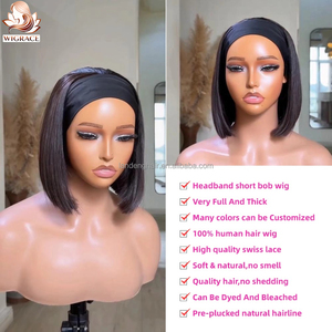 วิกผมแบบสวมใส่ได้ทันที ผลิตด้วยเครื่องจักร ทรงบ๊อบสั้น สีดำธรรมชาติ <span class=keywords><strong>ผม</strong></span>ตรงแบบเวียดนาม ไม่ต้องใช้กาว วิกผมแท้สำหรับผู้หญิงผิวสี - Product Image 4