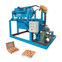 Machine de fabrication de double plateau d'oeufs rotatif à grande vitesse machine automatique de fabrication de plateau d'oeufs avec presse à chaud plateau d'oeufs-machine-price
