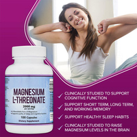 Triple Magnésium Complex Capsules Glycinate de magnésium Malate & Citrate Relaxation musculaire Supplément de magnésium