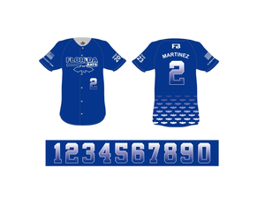 <span class=keywords><strong>Maglia</strong></span> da Baseball Classica 2027 con <span class=keywords><strong>Stampa</strong></span> a Righe Retrò, Vestibilità Ampia, Bottoni Completi, Manica Corta, in Tessuto Interlock - Product Image 3